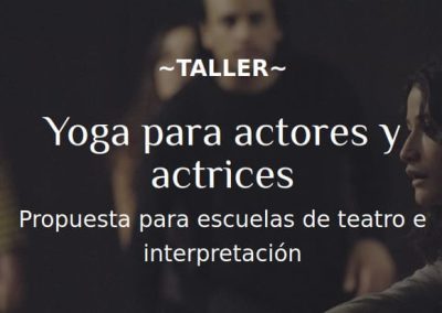 Yoga para actores y actrices
