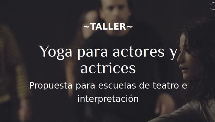 Yoga para actores y actrices
