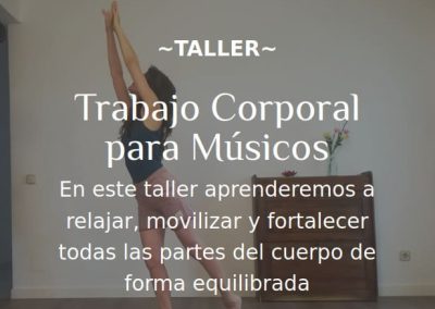 Taller de Trabajo Corporal para Músicos