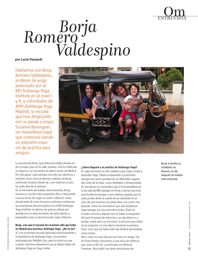 Entrevista a Borja Romero